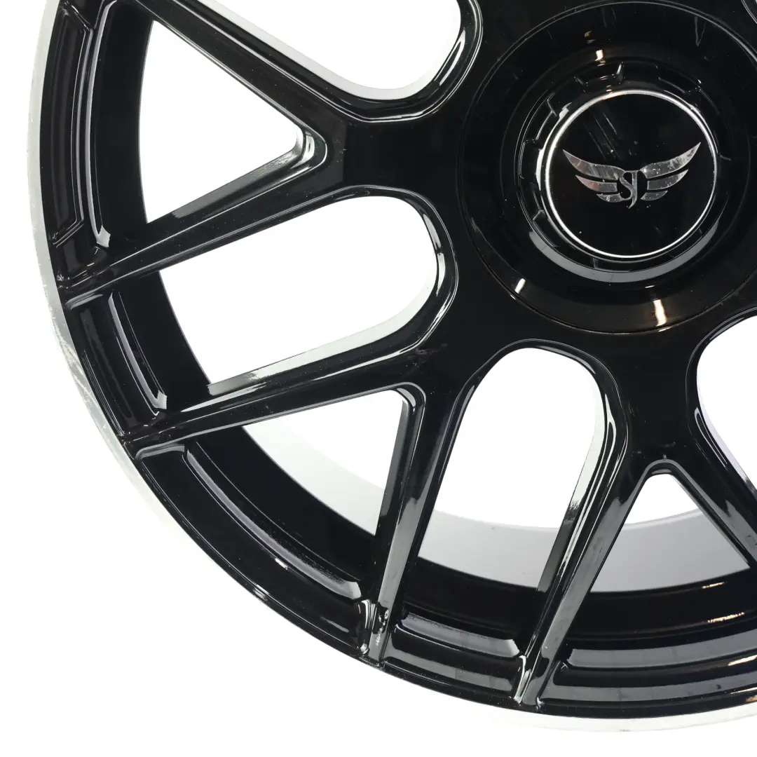 Alloy Wheel Rim Black 19" 8.5J ET:45 5x112 VIA to Mercedes AMG with Part number MERCEDES-VIA-19 Mercedes AMG Alloy Wheel Rim Black 19" 8.5J ET:45 5x112 VIA - SKU MERCEDES-VIA-19-7 - Part number MERCEDES-VIA-19