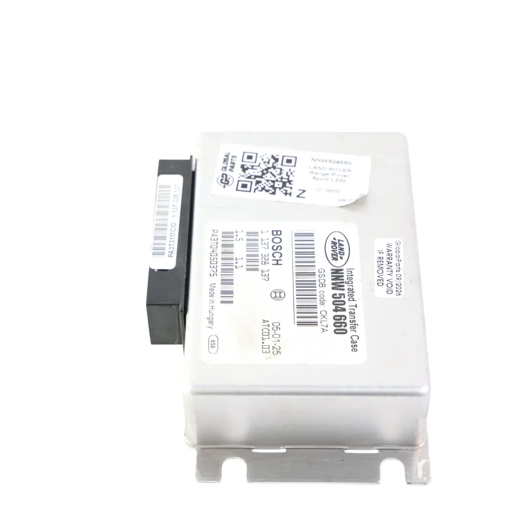 Land Rover Range Rover Sport L320 Automatik Getriebe Steuergerät ECU - SKU NNW504660 - Teilenummer NNW504660