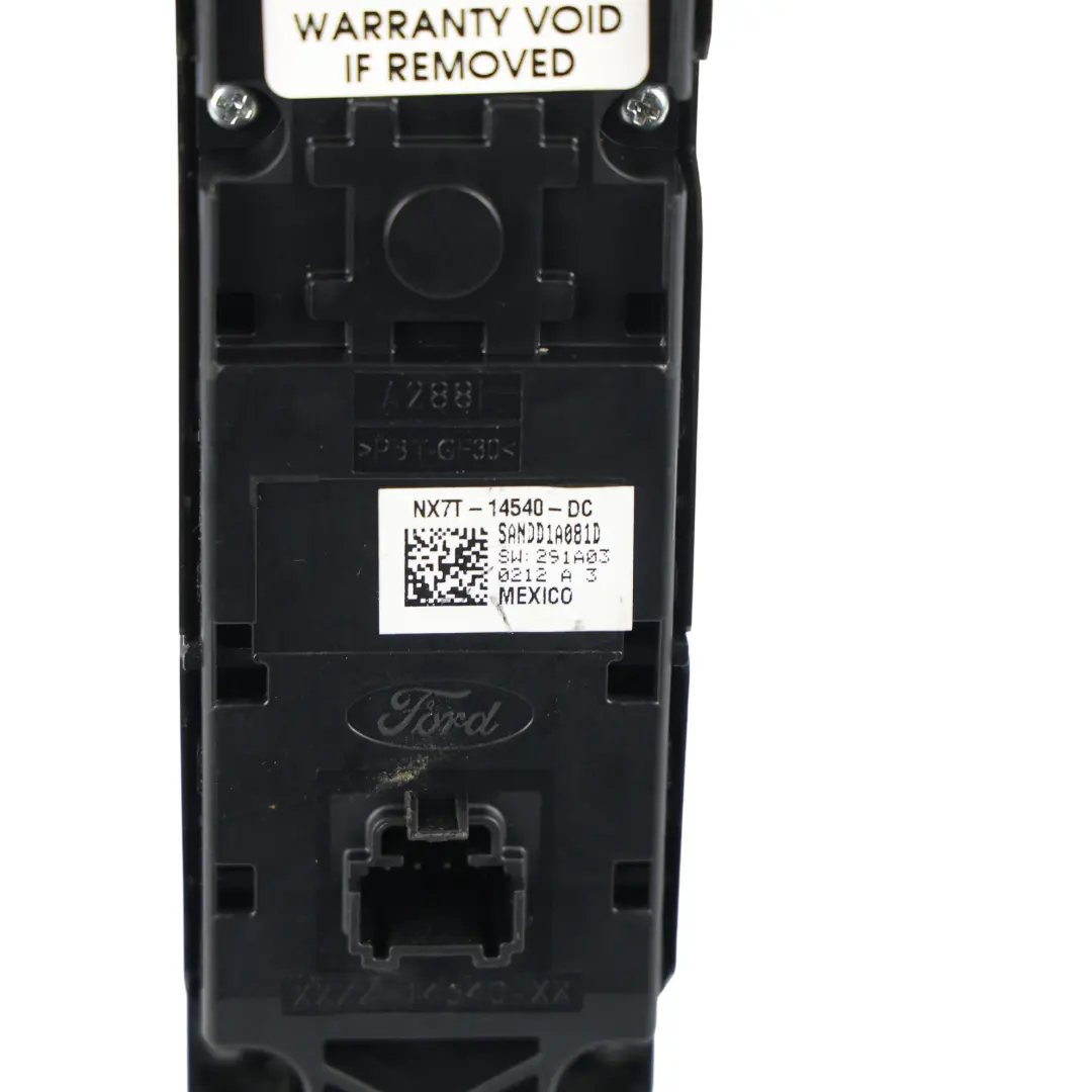 Door Window Control Panel Front Driver's Side to Ford Puma St Cf7 with Part number NX7T-14540-DC Ford Puma St Cf7 Door Window Control Panel Front Driver's Side - SKU NX7T-14540-DC - Part number NX7T-14540-DC