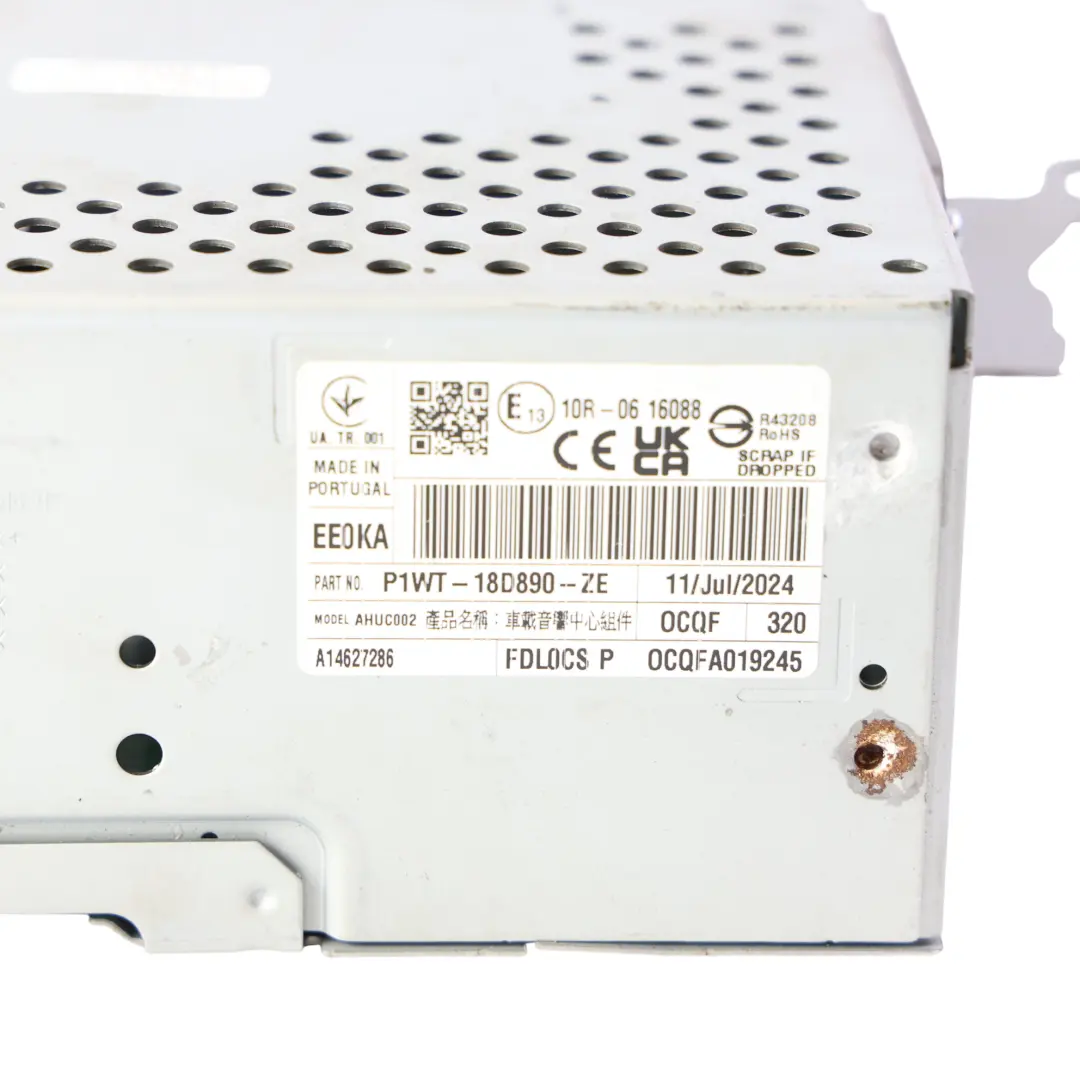 Volkswagen Amarok NF Stereo Audio Multimedia Radio Einheit - SKU P1WT-18D890-ZE - Teilenummer P1WT-18D890-ZE
