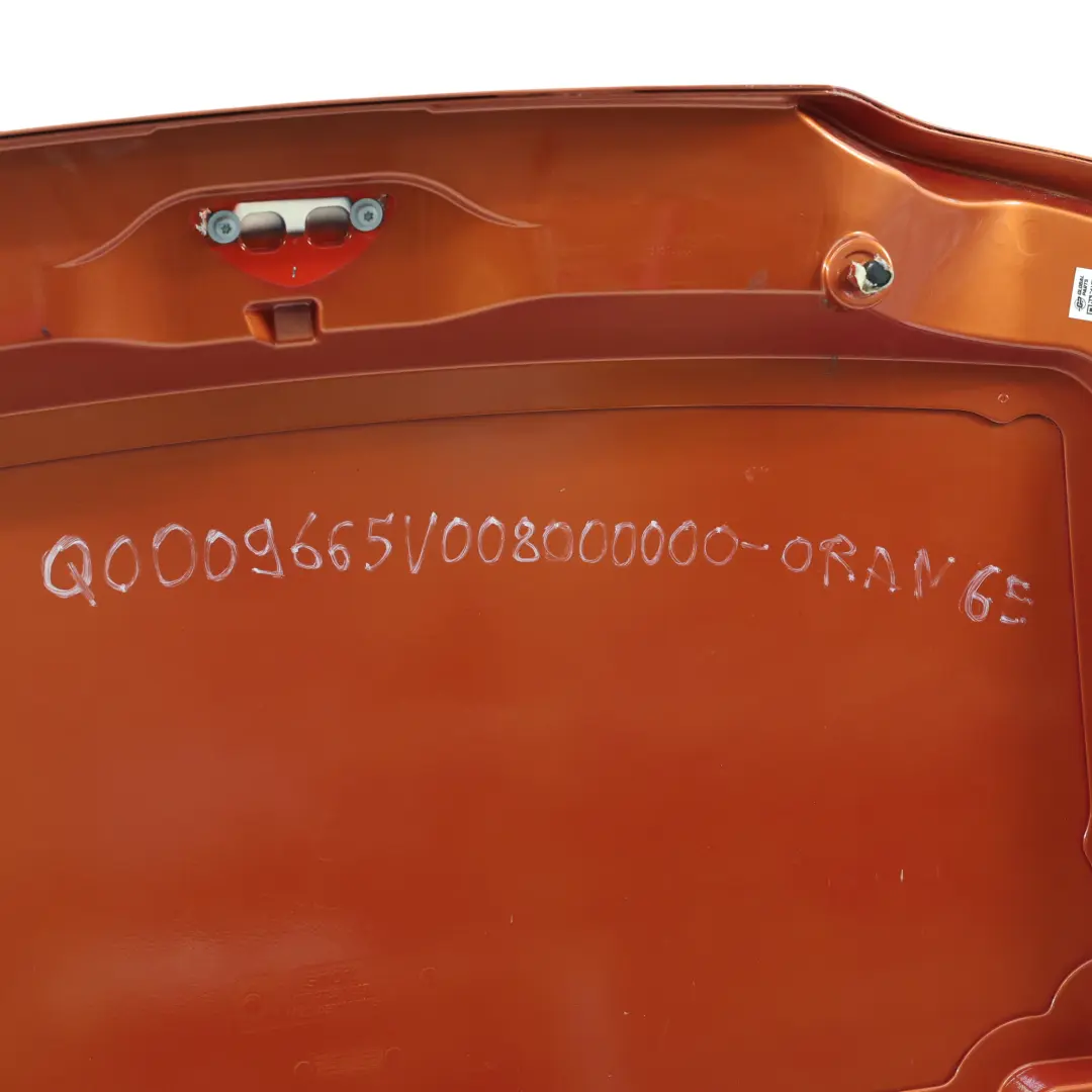 Smart W452 Panel Puerta Maletero Trasero Naranja - SKU Q0009665V008000000-ORANGE - Número de pieza Q0009665V008000000