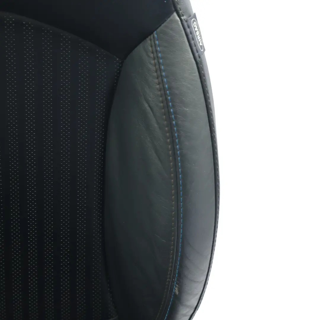 Mini Cooper R56 Front Sports Seats Half Leather Sofa Set Kit Carbon Black - SKU R56-LCI-SEATS-SPORT-LEATHER-SET-T8N2 - Part number R56-LCI-SEATS-SPORT-LEATHER-SET-T8N2