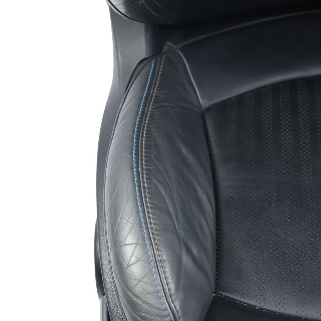 Mini R56 Sièges Sport Avant Cuir Demi Ensemble Noir Carbone - SKU R56-LCI-SEATS-SPORT-LEATHER-SET-T8N2 - Numéro de pièce R56-LCI-SEATS-SPORT-LEATHER-SET-T8N2