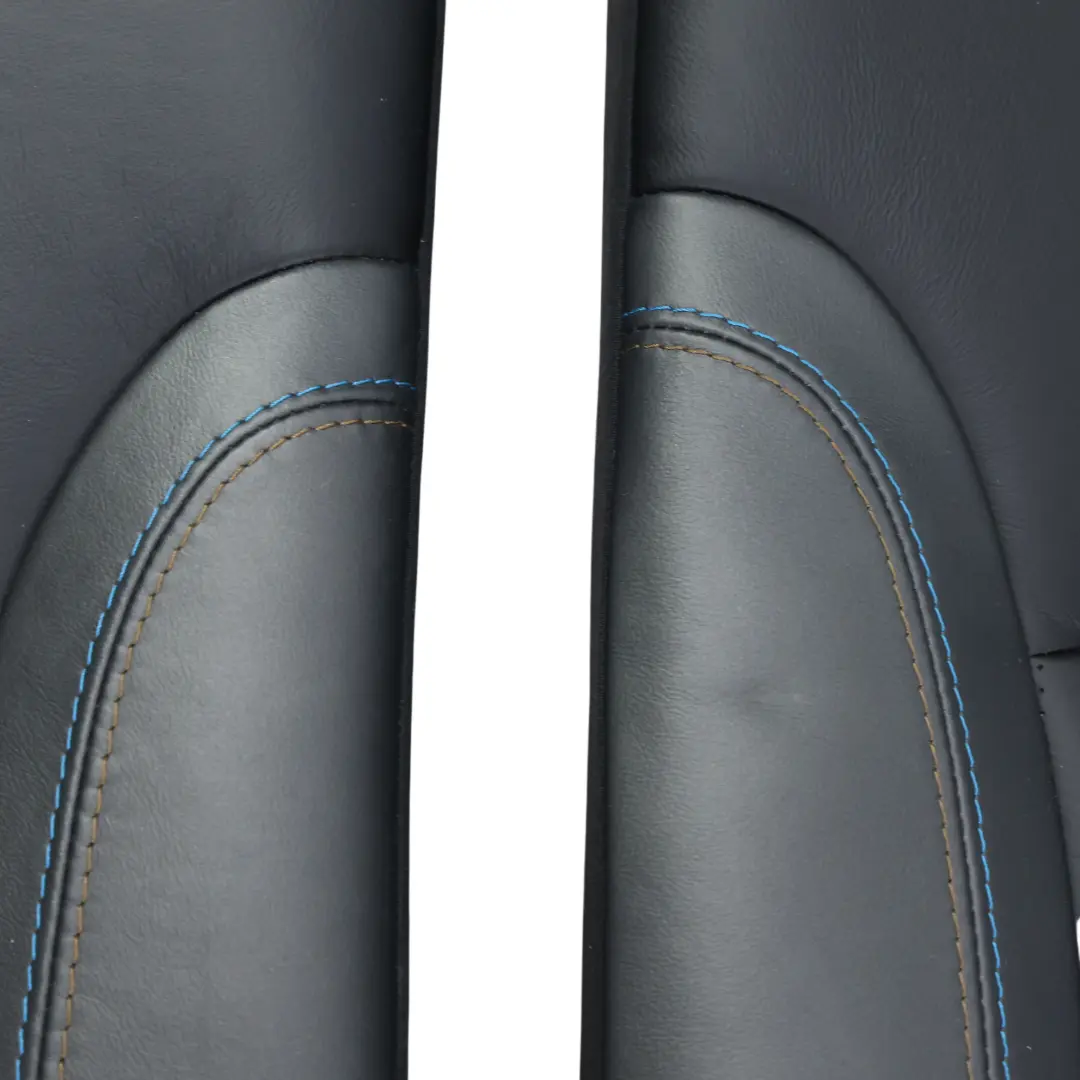 Mini Cooper R56 Front Sports Seats Half Leather Sofa Set Kit Carbon Black - SKU R56-LCI-SEATS-SPORT-LEATHER-SET-T8N2 - Part number R56-LCI-SEATS-SPORT-LEATHER-SET-T8N2