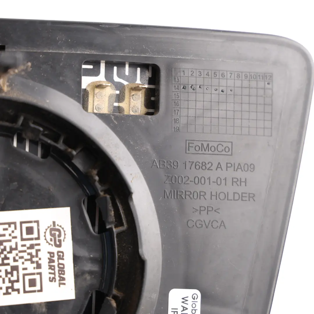 Mk6 Wing Mirror Glass Insert Heated Right O/S Side AB39-17K740-FA to Ford Ranger with Part number 1733765 Ford Ranger Mk6 Wing Mirror Glass Insert Heated Right O/S Side AB39-17K740-FA - SKU RHD-1733765 - Part number 1733765