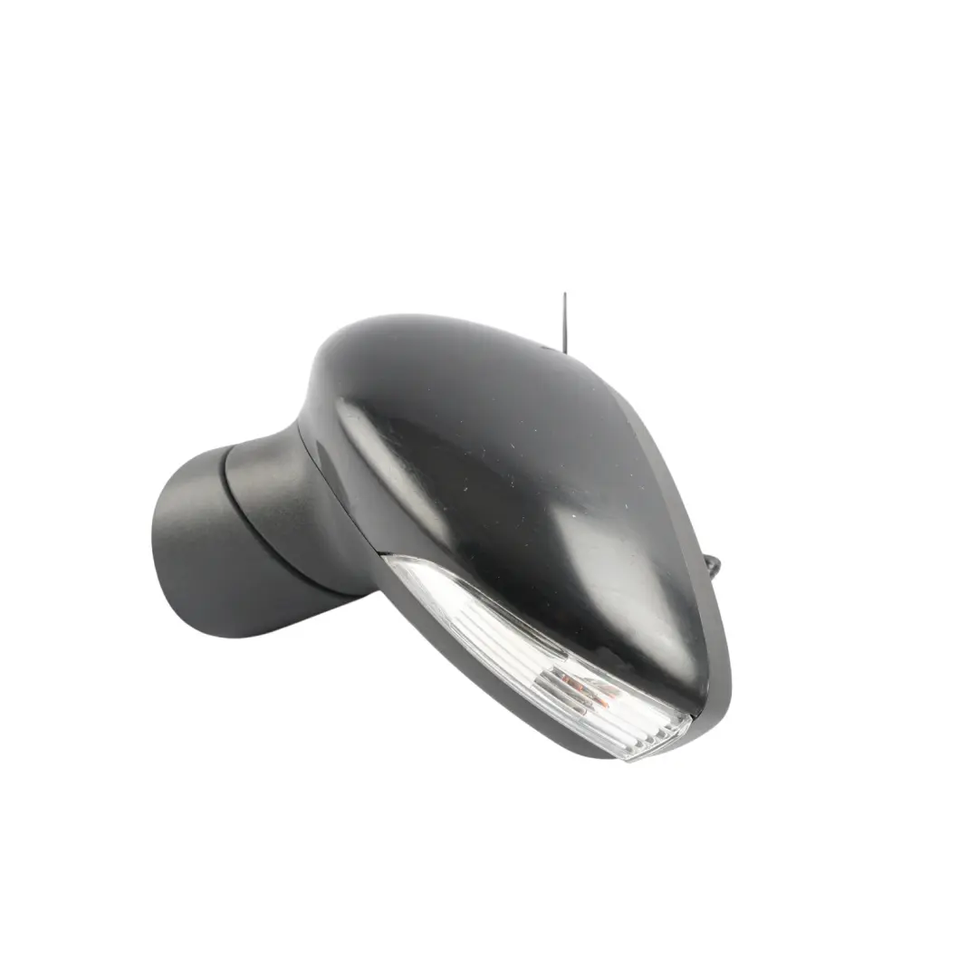 Ford Fiesta Mk7 Door Wing Mirror Electric Heated Left N/S Panther Black - D9 - SKU RHD-1753804-PBL - Part number 1753804