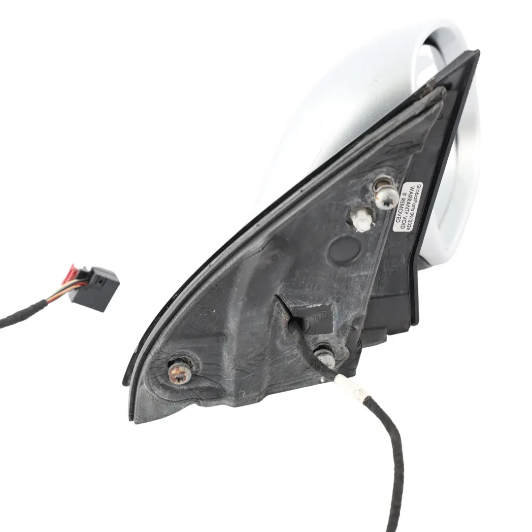 VW Golf Mk6 Estate Side View Wing Mirror Right O/S Electric Heated Silver - A7W - SKU RHD-1K2857508BP-RES - Part number 1K2857508BP