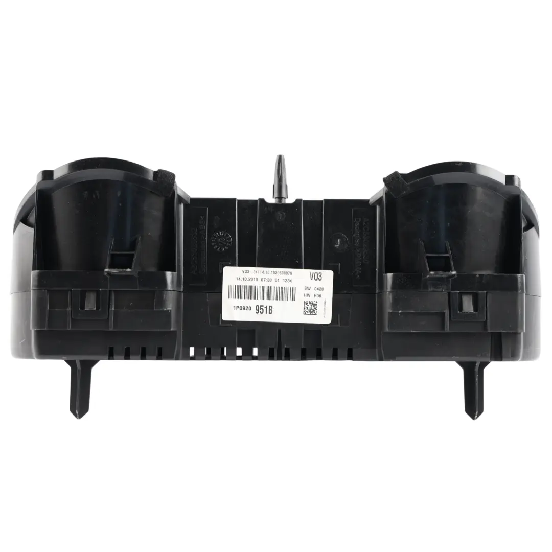 Mk2 Instrument Cluster Speedometer Clocks Petrol Manual to Seat Leon with Part number 1P0920951B Seat Leon Mk2 Instrument Cluster Speedometer Clocks Petrol Manual - SKU RHD-1P0920951B - Part number 1P0920951B