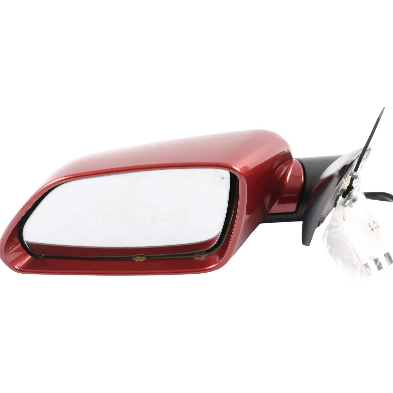 Skoda Octavia Mk2 Door Wing Mirror View Left N/S Flamenco Red Metallic - F3W