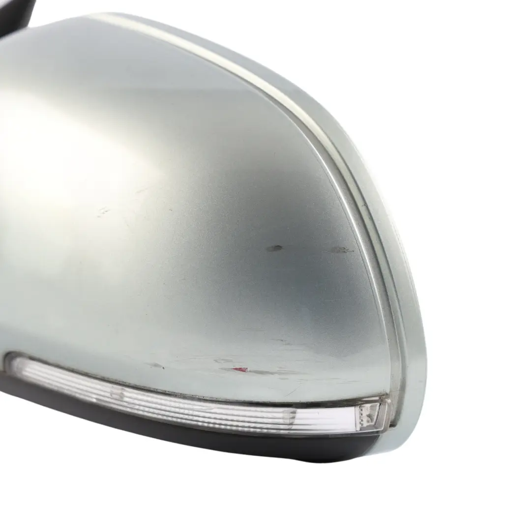 Skoda Octavia Mk2 RS Door Wing Mirror Electric Heated Left N/S Arctic Green - 8B - SKU RHD-1Z2857507M-ARG - Part number 1Z2857507M