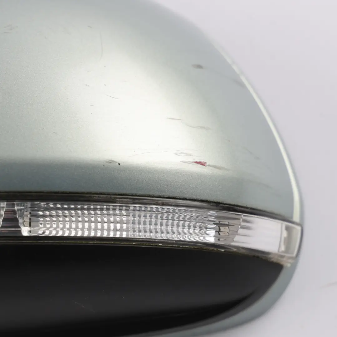 Skoda Octavia Mk2 RS Door Wing Mirror Electric Heated Left N/S Arctic Green - 8B - SKU RHD-1Z2857507M-ARG - Part number 1Z2857507M