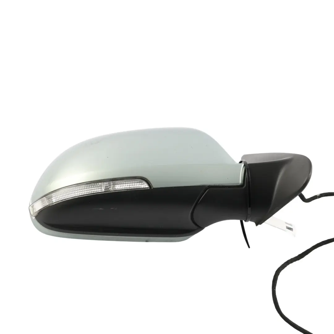 Mk2 RS Wing Mirror Electric Heated Right O/S Arctic Green - 8B to Skoda Octavia with Part number 1Z2857508M Skoda Octavia Mk2 RS Wing Mirror Electric Heated Right O/S Arctic Green - 8B - SKU RHD-1Z2857508M-ARG - Part number 1Z2857508M