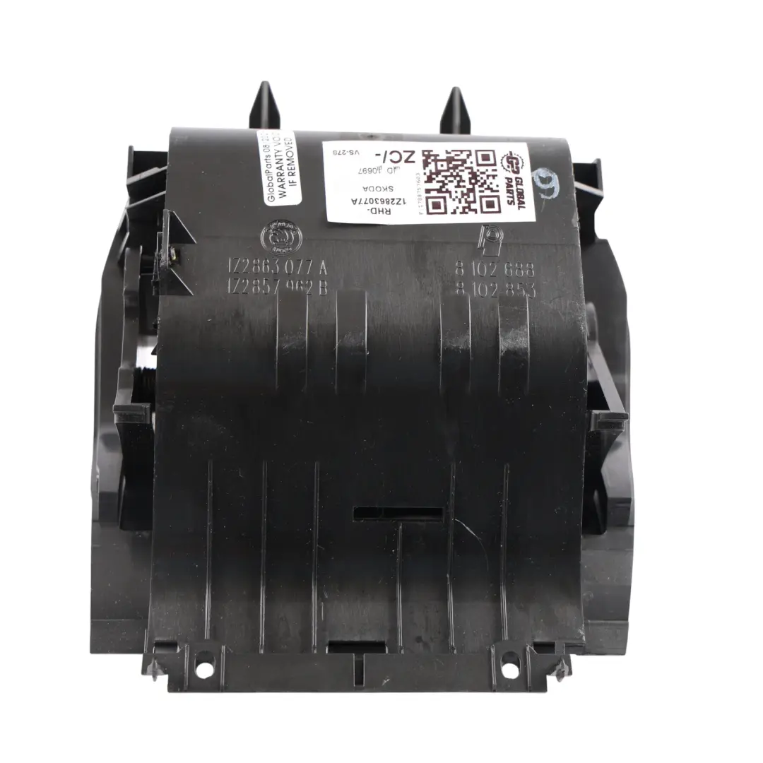 Skoda Octavia Mk2 Front Dash Ashtray Centre Console Storage Tray - SKU RHD-1Z2863077A - Part number 1Z2863077A