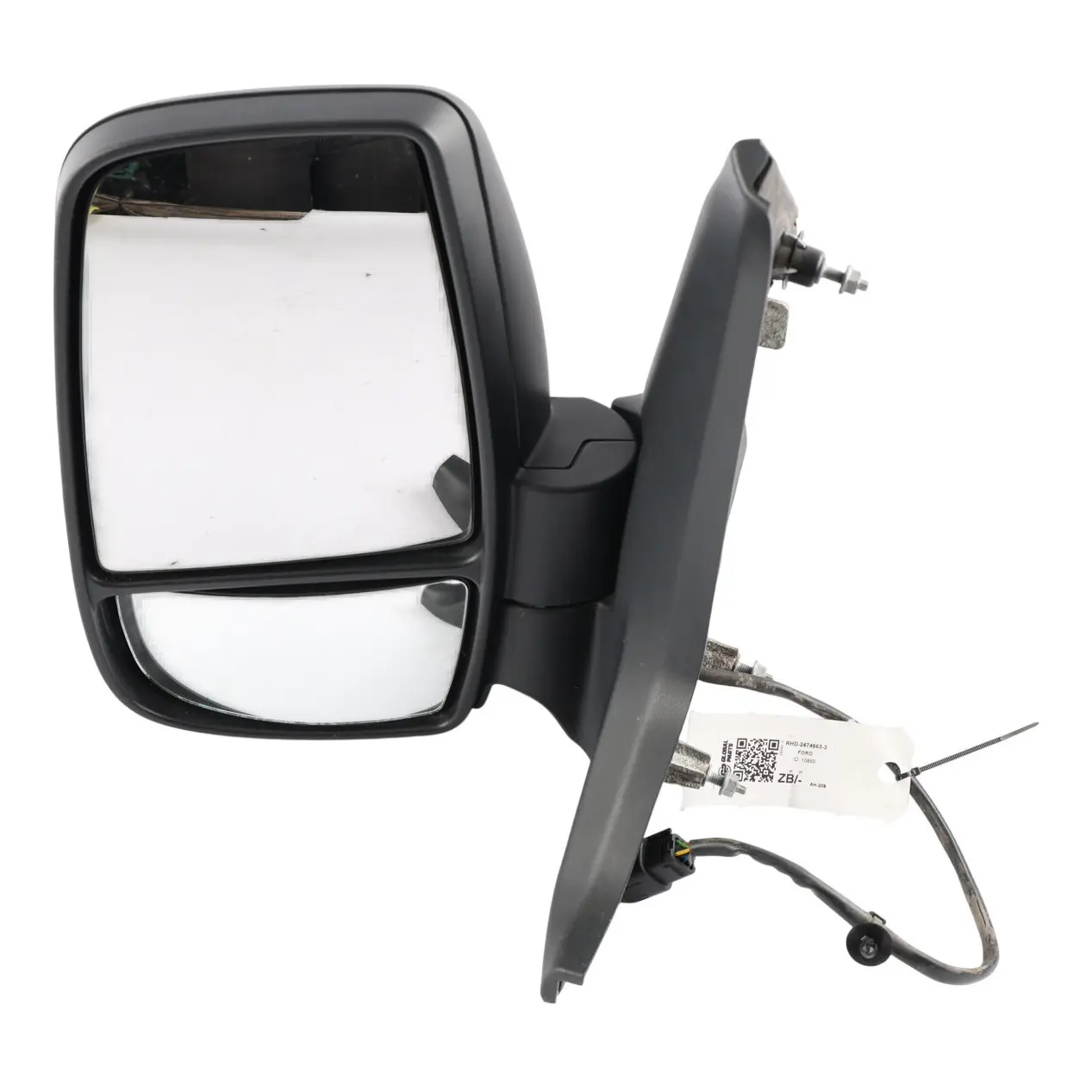 Ford Transit Mk8 Side View Wing Mirror Left N/S Black BK31-17683-HM