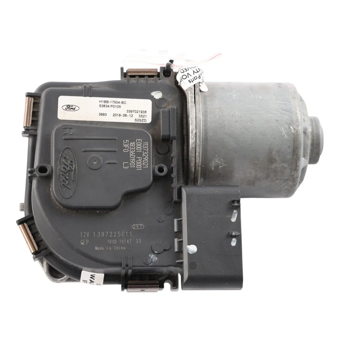 FordFord Fiesta St-3 Mk8 Front Windscreen Wiper Motor Unit H1BB-17504-BE