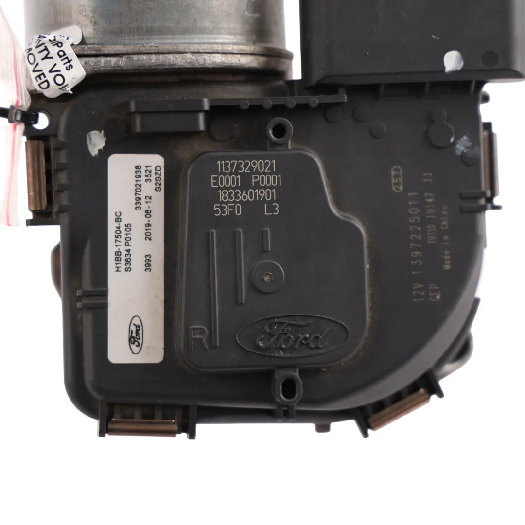  FordFord Fiesta St-3 Mk8 Front Windscreen Wiper Motor Unit H1BB-17504-BE - SKU RHD-2556687 - Part number 2556687