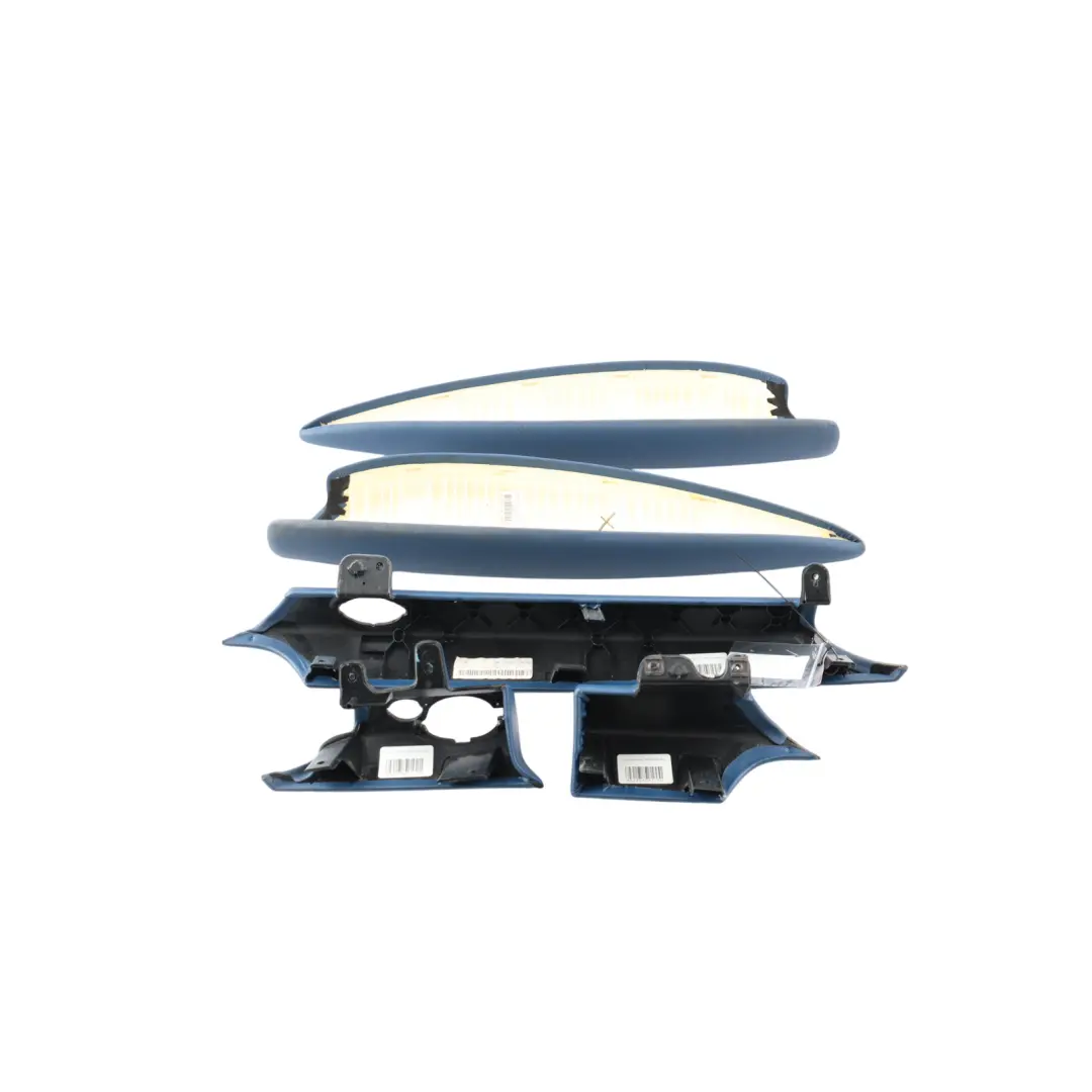 Dashboard Dash Lower Trim Cover Set Pacific Blue to Mini One 2 R56 R57 R58 with Part number 2752124 Mini One 2 R56 R57 R58 Dashboard Dash Lower Trim Cover Set Pacific Blue - SKU RHD-2752124-2 - Part number 2752124