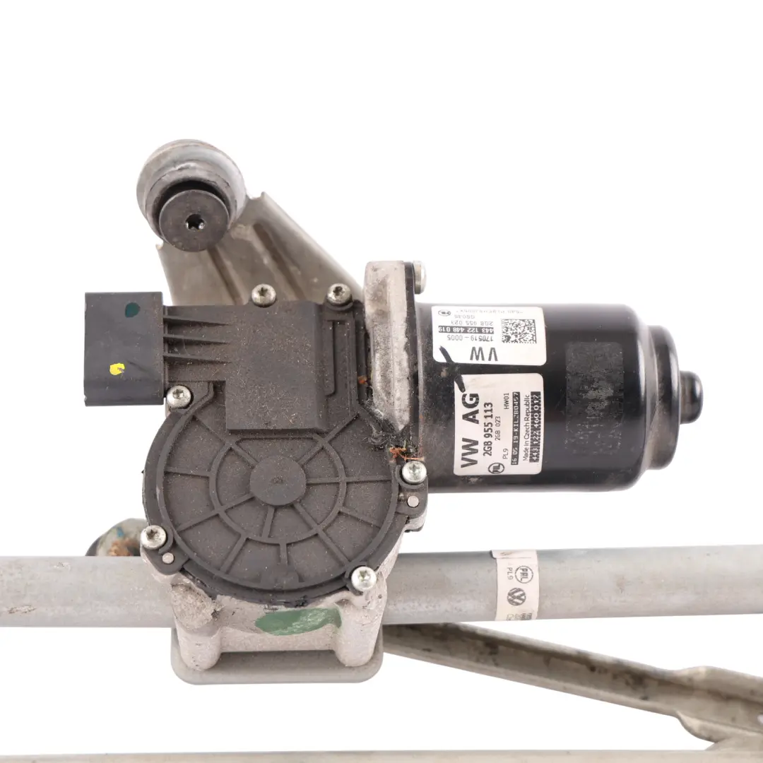 Volkswagen T-Roc A11 Front Windscreen Wiper Motor Linkage Mechanism - SKU RHD-2GB955023 - Part number 2GB955023