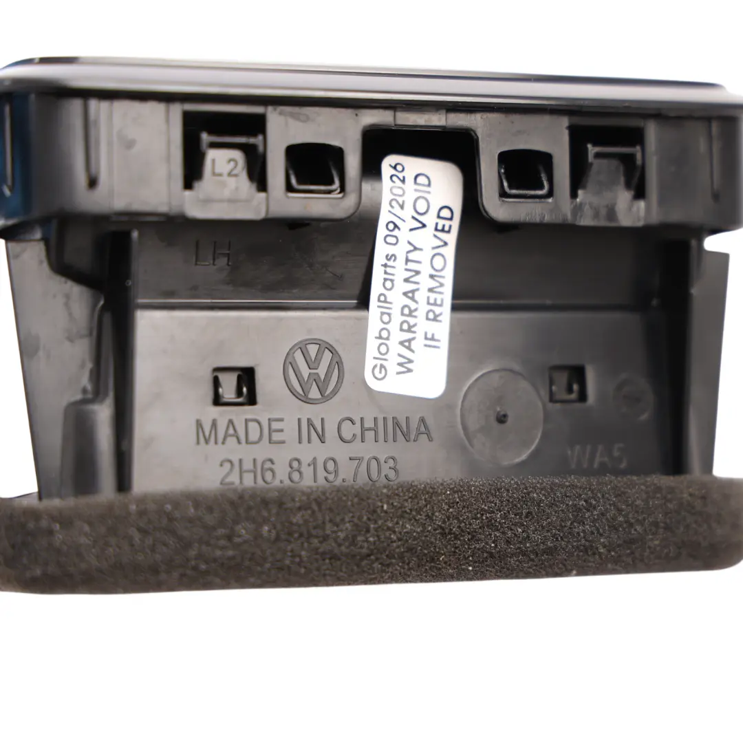 Volkswagen Amarok 2H Front Dashboard Air Vent Panel Nozzle Left N/S - SKU RHD-2H6819703C - Part number 2H6819703C