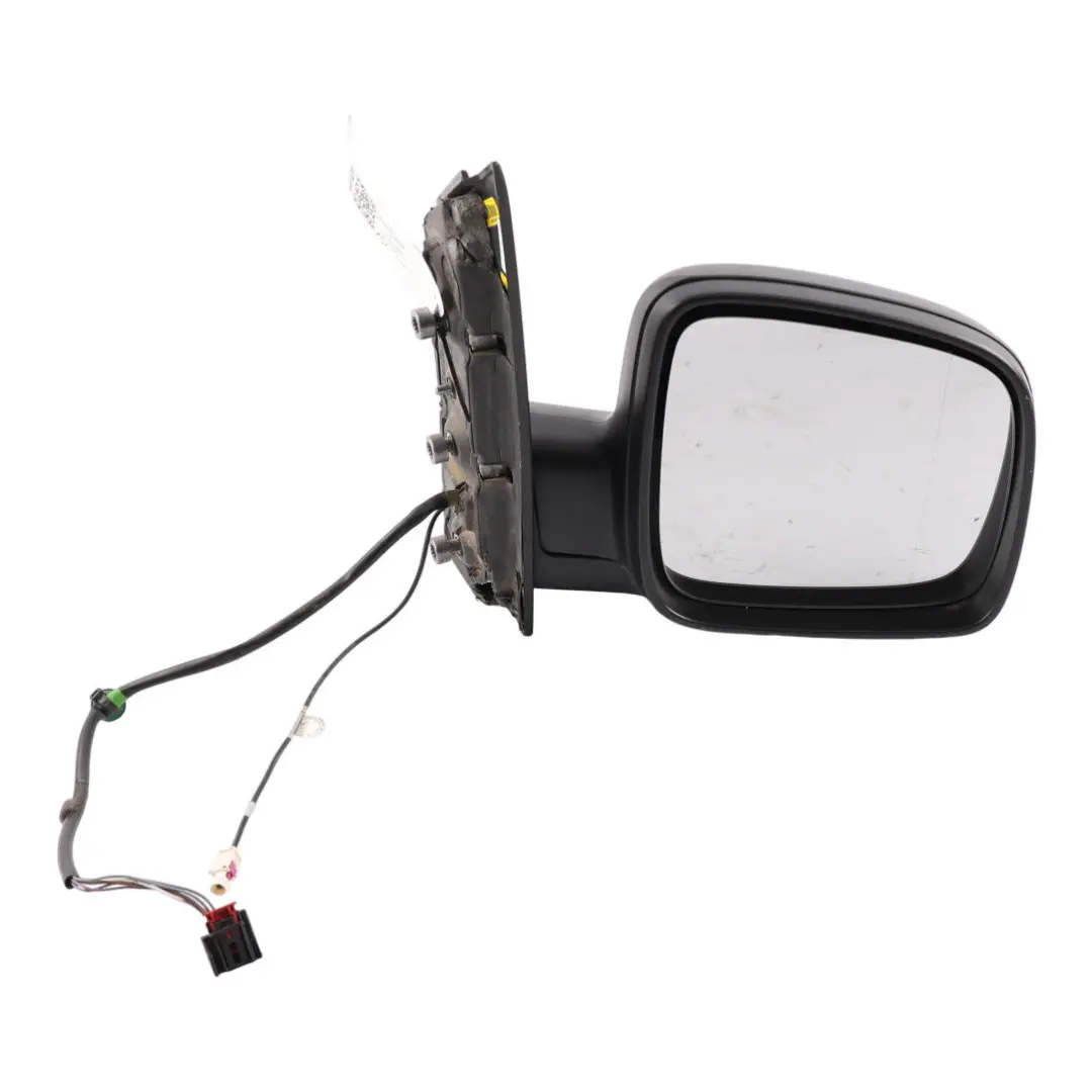 Volkswagen Caddy Maxi 2C Exterior Door Wing Mirror Front Right O/S Black - SKU RHD-2K6857508T - Part number 2K6857502AS9B9