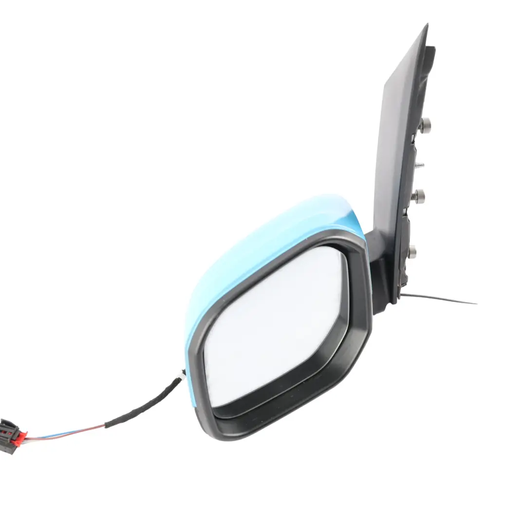 Volkswagen Caddy Maxi 2C Side View Wing Mirror Front Left N/S KLM Blue - T5B - SKU RHD-2K6857507AK-VWBL - Part number 2K6857507AK