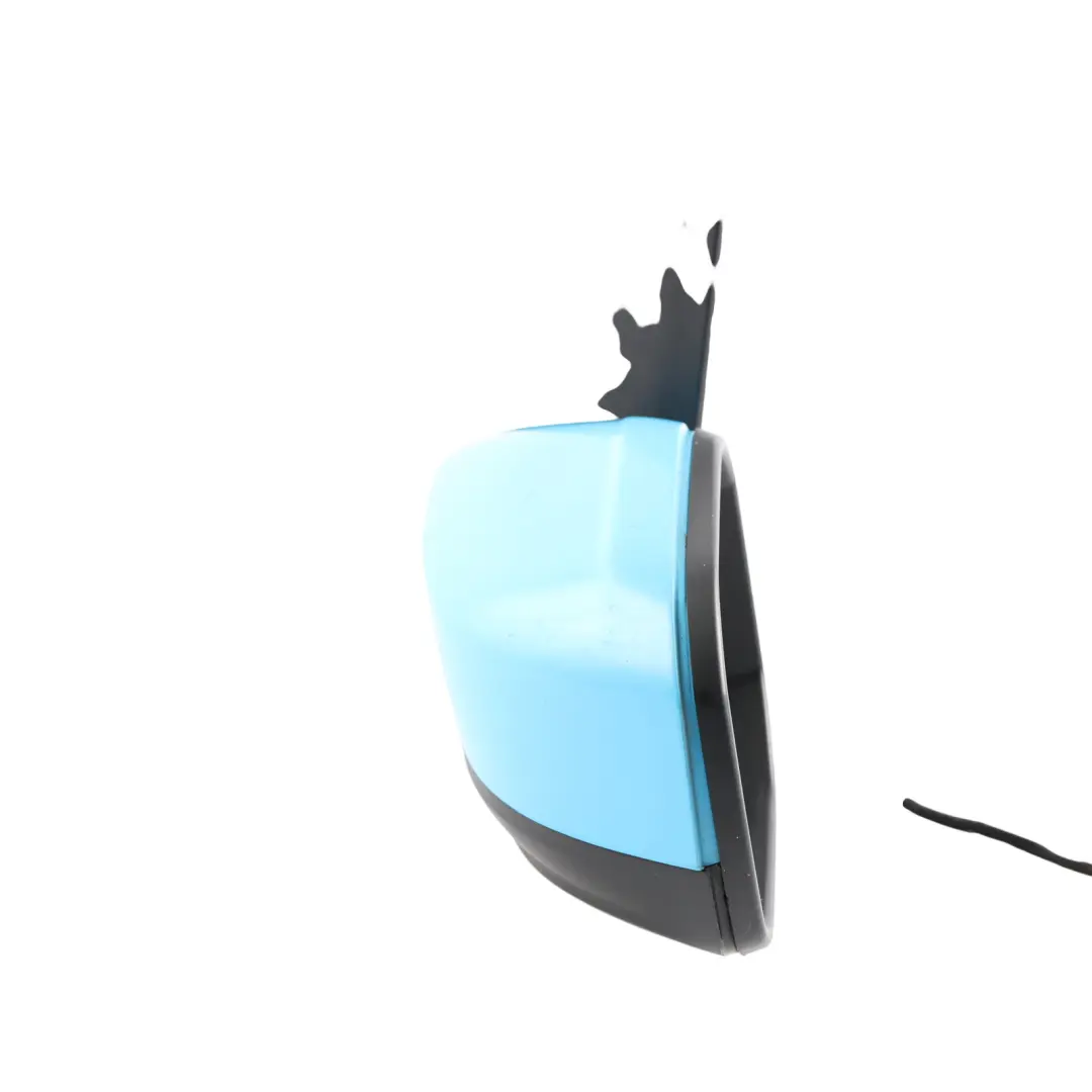 Volkswagen Caddy Maxi 2C Side View Wing Mirror Front Left N/S KLM Blue - T5B - SKU RHD-2K6857507AK-VWBL - Part number 2K6857507AK