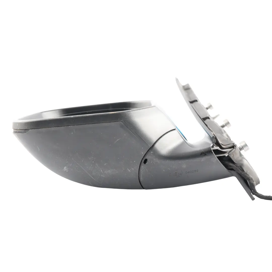 Volkswagen Caddy Maxi 2C Side View Wing Mirror Front Left N/S KLM Blue - T5B - SKU RHD-2K6857507AK-VWBL - Part number 2K6857507AK