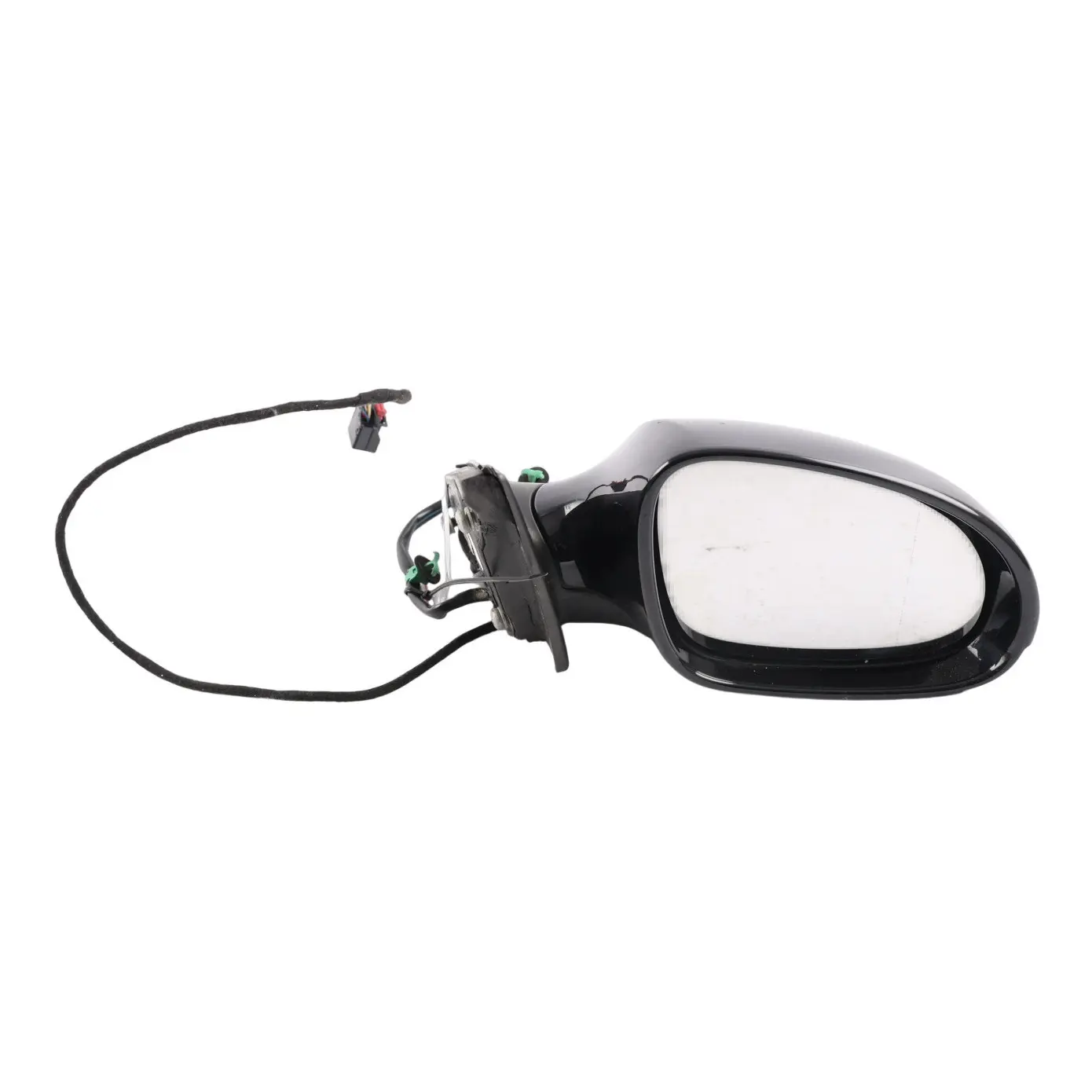 Volkswagen Passat B6 Wing Mirror Electric Heated Right O/S Deep Black - C9X