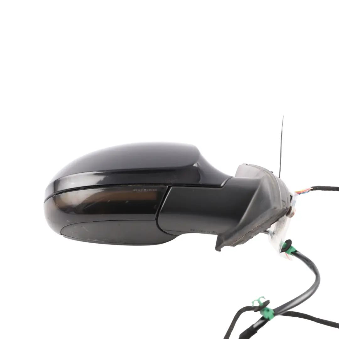 Volkswagen Passat B6 Wing Mirror Electric Heated Right O/S Deep Black - C9X - SKU RHD-3C2857508CJ-DBL - Part number 3C2857508CJ