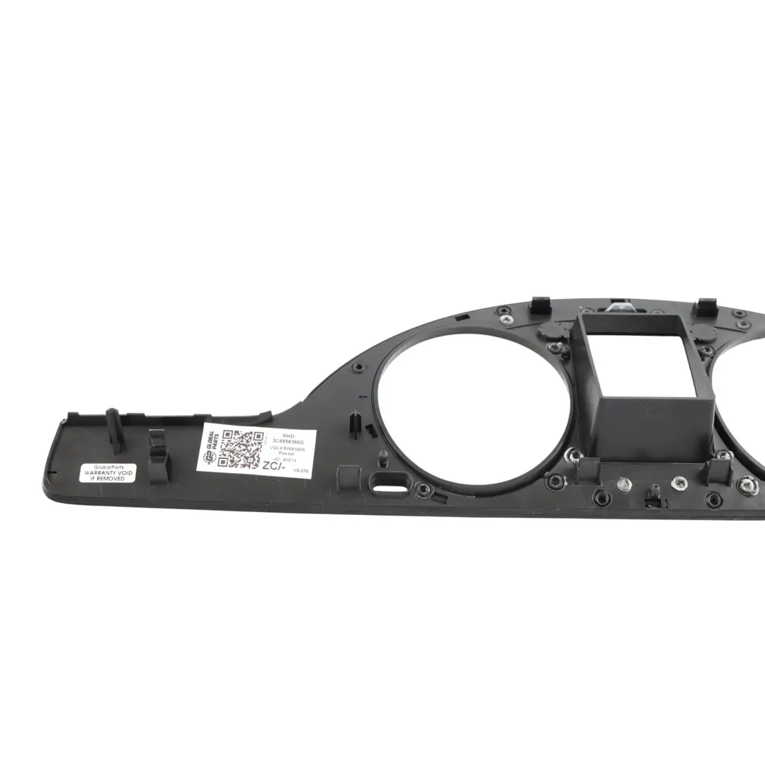 Instrument Cluster Surround Trim Cover Panel to Volkswagen Passat CC B6 with Part number 3C8858366G Volkswagen Passat CC B6 Instrument Cluster Surround Trim Cover Panel - SKU RHD-3C8858366G - Part number 3C8858366G