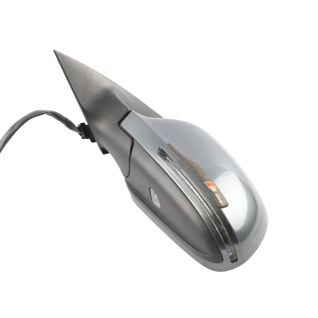 Audi A6 C6 Door Wing Mirror Left N/S Daytona Grey Pearl Effect - Z7S - SKU RHD-4F2857409AK-DGR - Part number 4F2857409AK