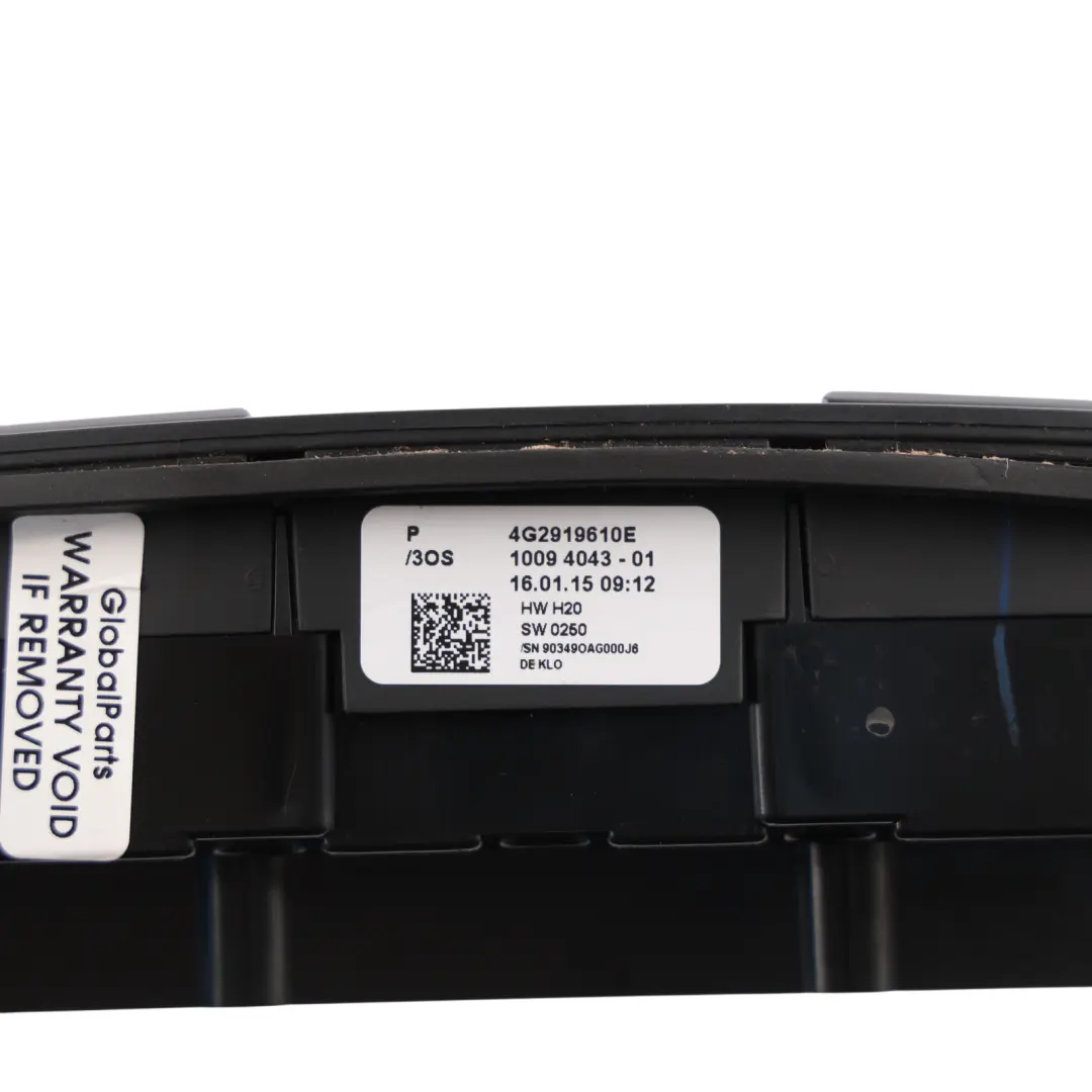 MMI Centre Console Multimedia Sat Nav Switch Panel to Audi A6 C7 A7 4G with Part number 4G2919610E Audi A6 C7 A7 4G MMI Centre Console Multimedia Sat Nav Switch Panel - SKU RHD-4G2919610E-1 - Part number 4G2919610E