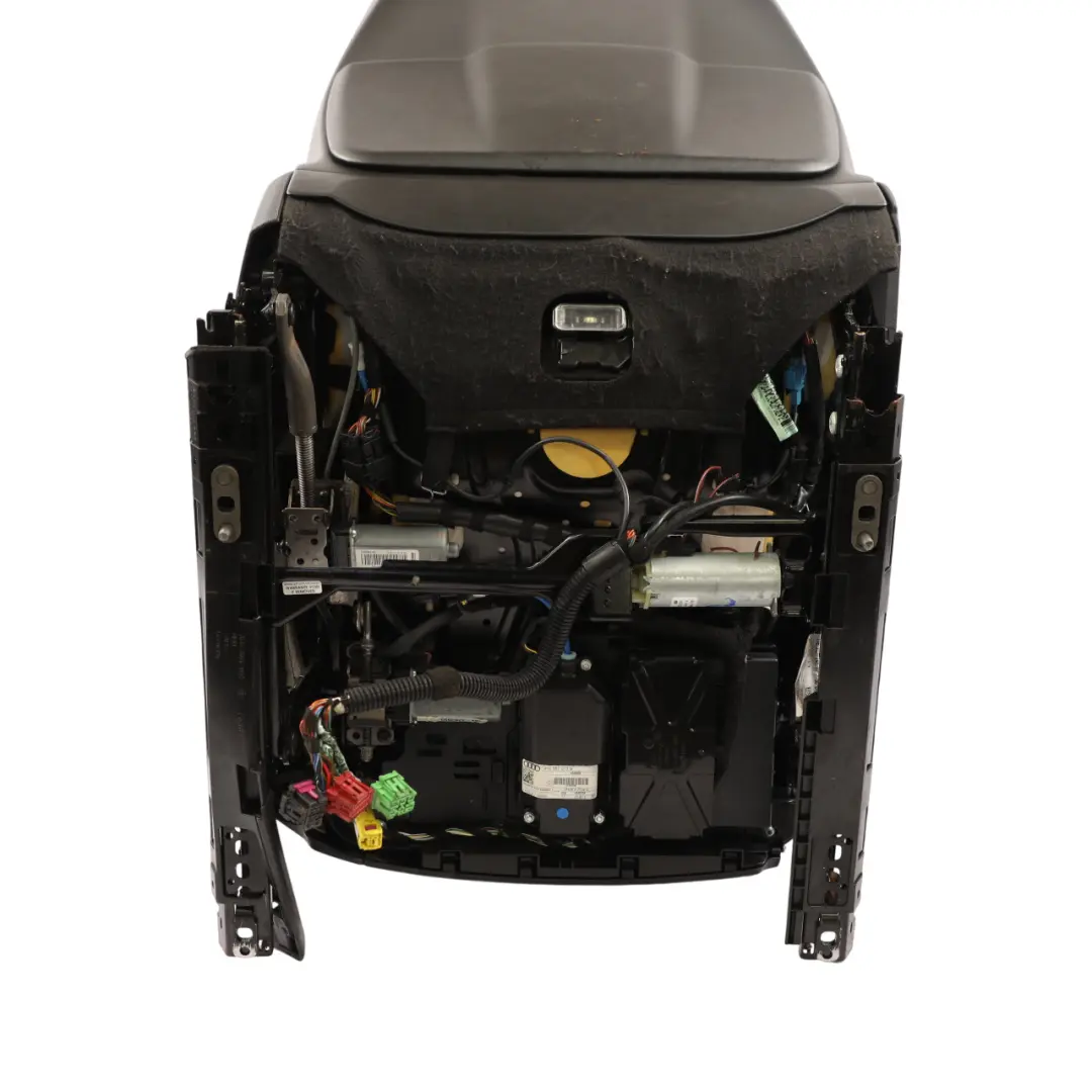 Audi A8 D4 4H Sport Seat Front Left N/S Heated Memory Leather Valcona Black - SKU RHD-4H0881805E-1 - Part number 4H0881805E