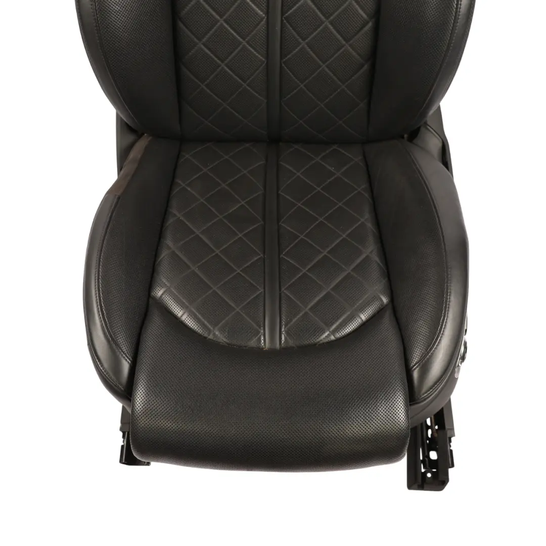 Front Left N/S Heated Memory Leather Valcona Black to Audi A8 D4 4H Sport Seat with Part number 4H0881805E Audi A8 D4 4H Sport Seat Front Left N/S Heated Memory Leather Valcona Black - SKU RHD-4H0881805E-1 - Part number 4H0881805E