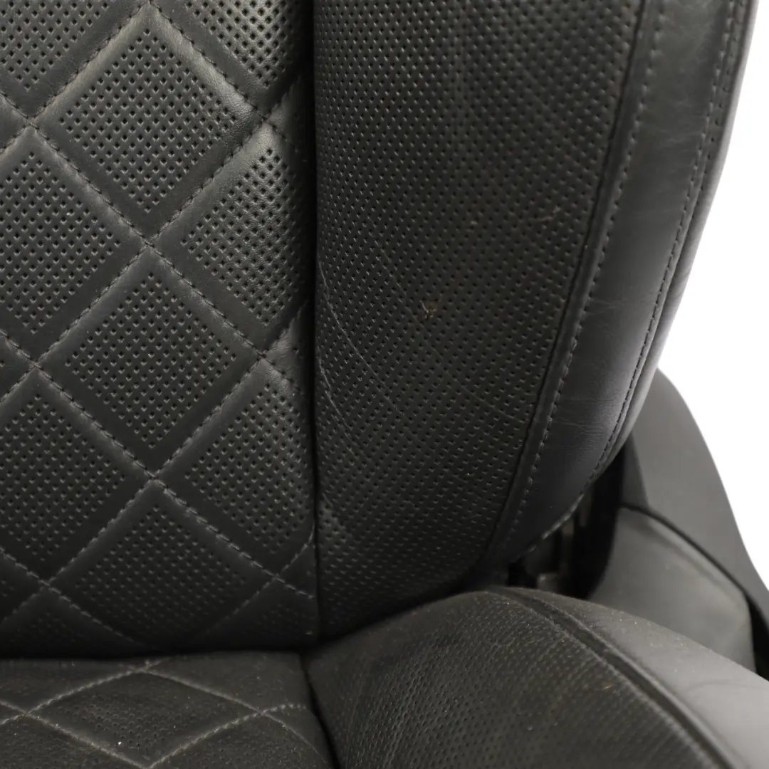 Audi A8 D4 4H Sport Seat Front Left N/S Heated Memory Leather Valcona Black - SKU RHD-4H0881805E-1 - Part number 4H0881805E