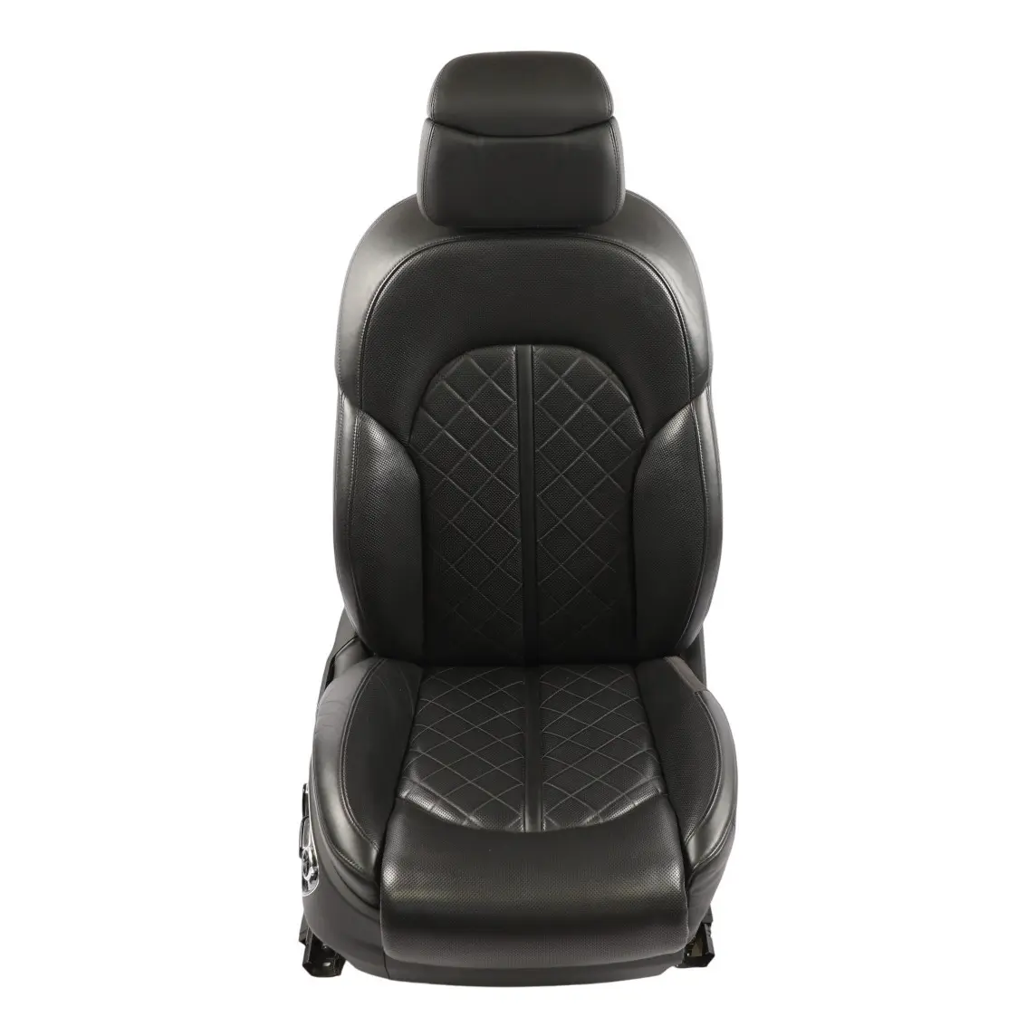 Audi A8 D4 4H Sport Seat Front Right O/S Heated Memory Leather Soul Black
