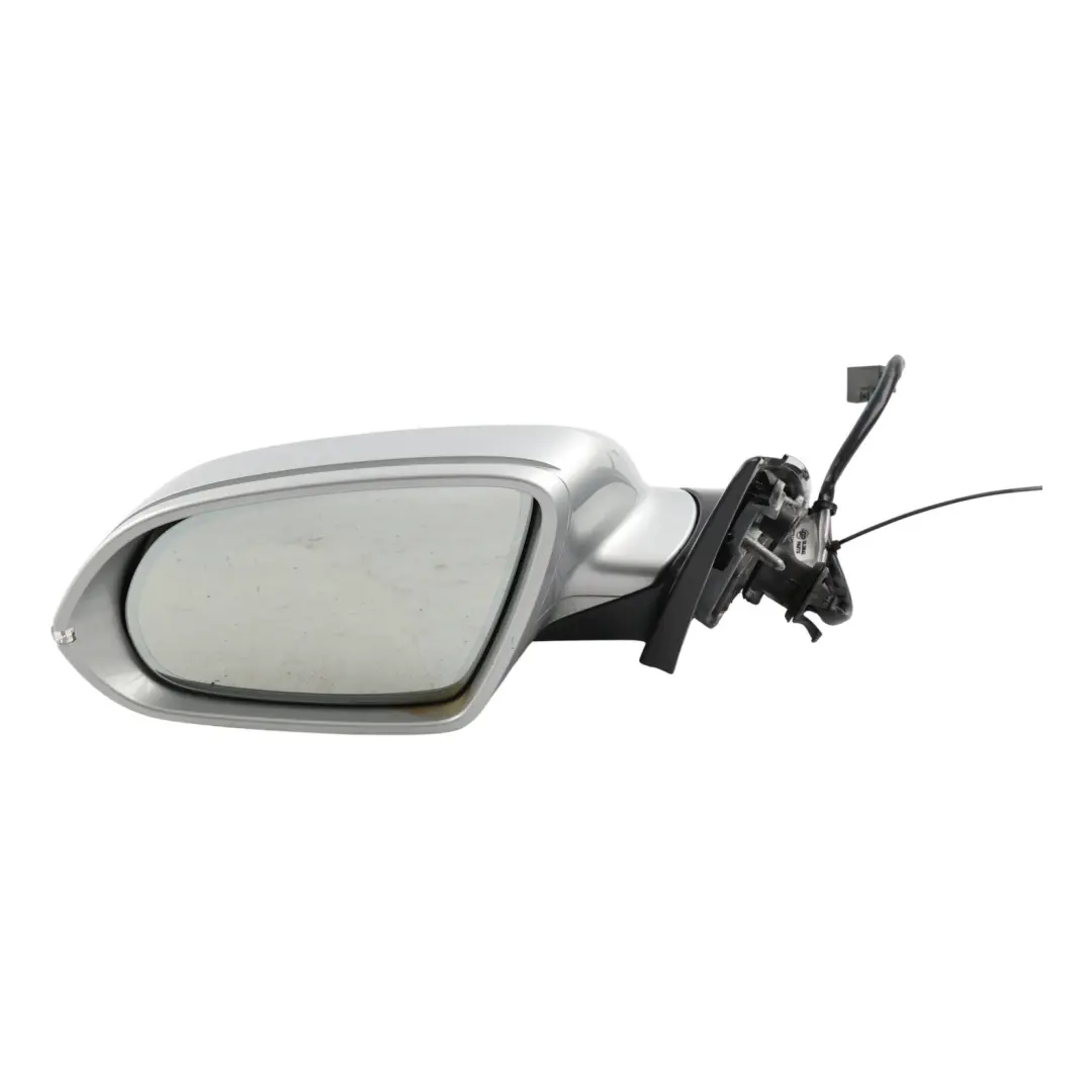Audi A8 4H Wing Mirror Memory Power Fold Left N/S Ice Silver - X7W - SKU RHD-4H2857409H-ICS - Part number 4H2857409H