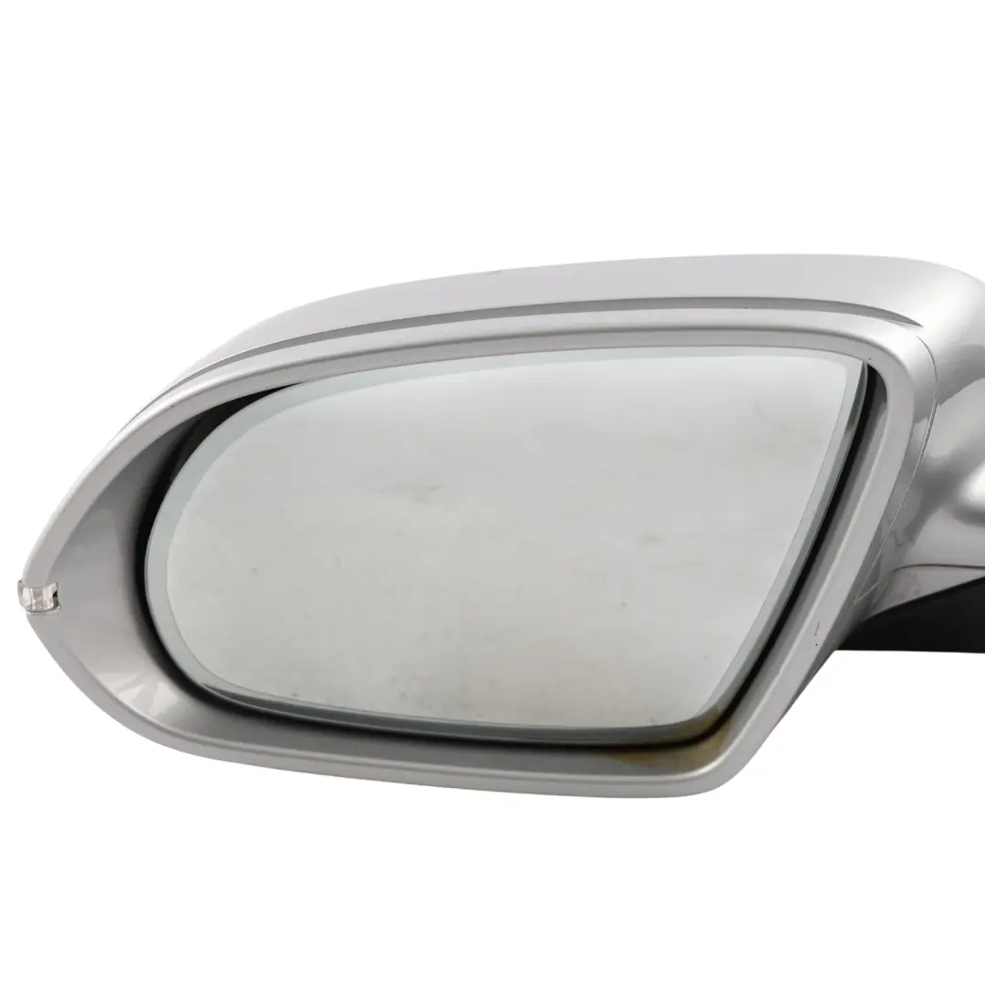 Audi A8 4H Wing Mirror Memory Power Fold Left N/S Ice Silver - X7W - SKU RHD-4H2857409H-ICS - Part number 4H2857409H
