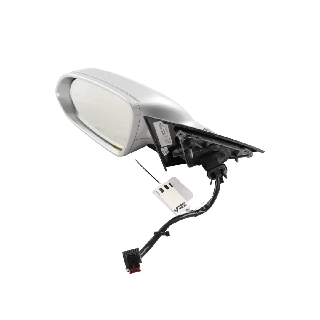 Audi A8 4H Wing Mirror Memory Power Fold Left N/S Ice Silver - X7W - SKU RHD-4H2857409H-ICS - Part number 4H2857409H