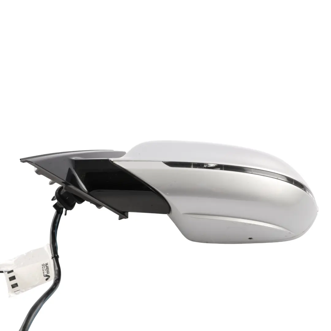 Audi A8 4H Wing Mirror Memory Power Fold Left N/S Ice Silver - X7W - SKU RHD-4H2857409H-ICS - Part number 4H2857409H