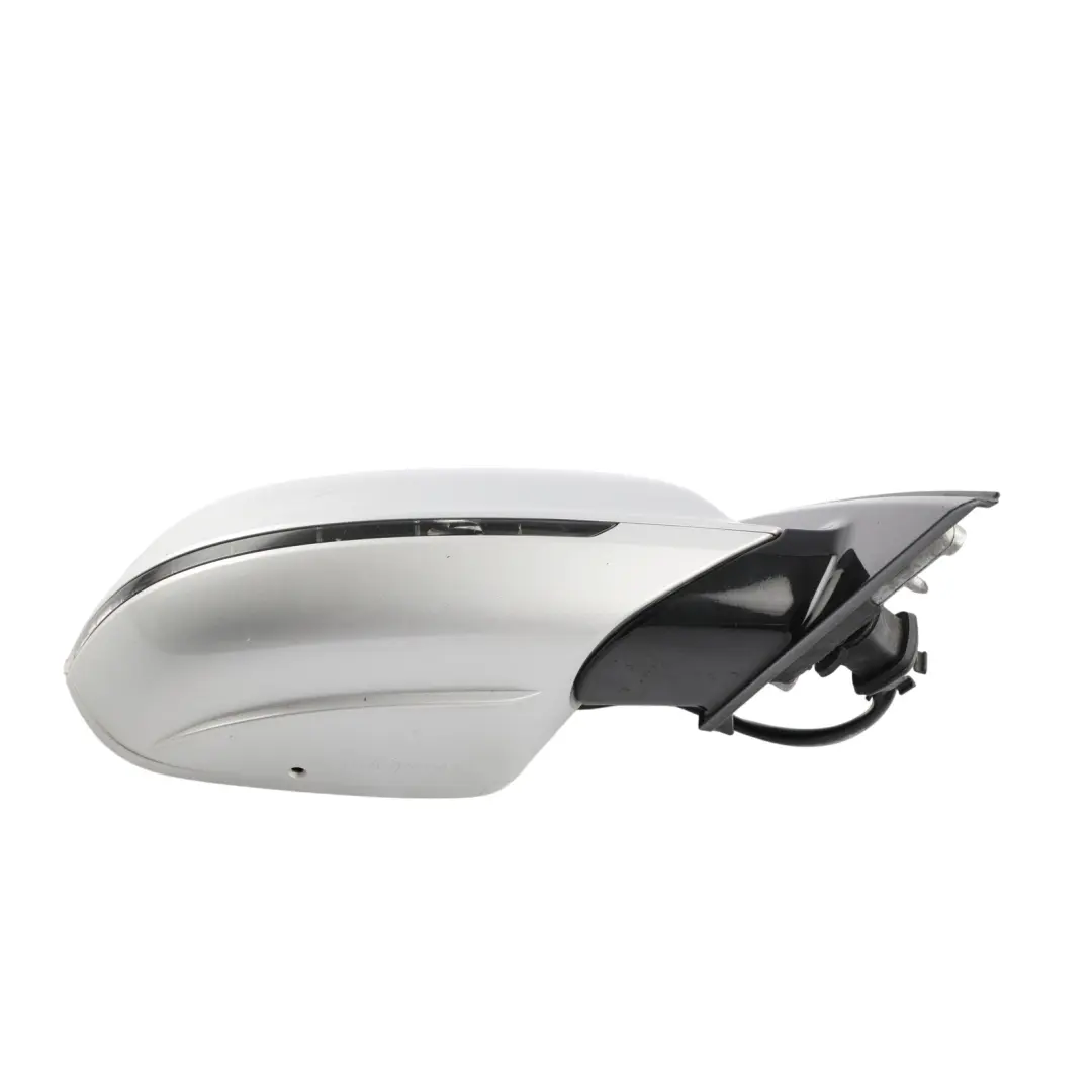 Audi A8 4H Door Wing Mirror Memory Power Fold Right O/S Ice Silver - X7W - SKU RHD-4H2857410H-ICS - Part number 4H2857410H