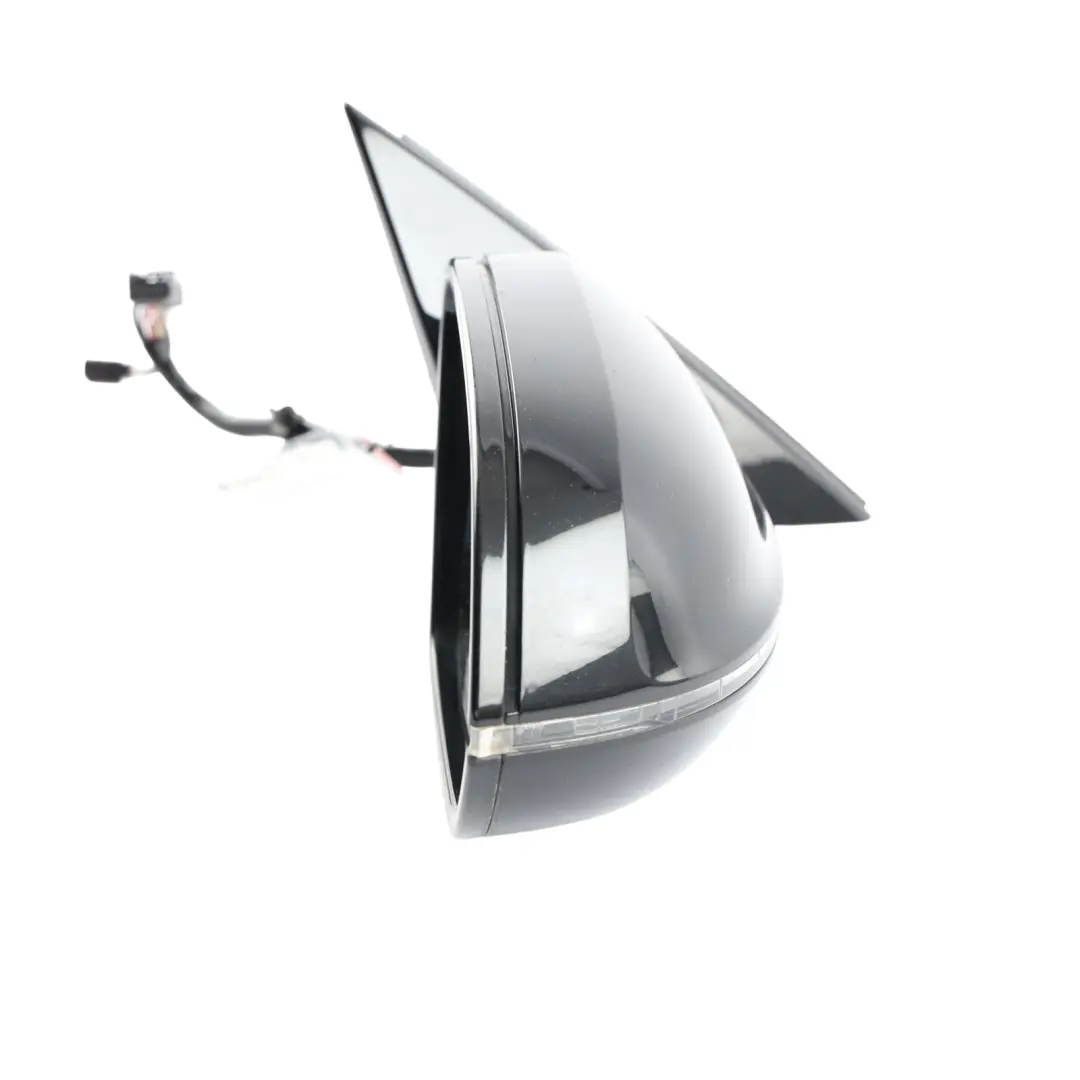 Audi A8 D4 Mirror Wing Electric Power Fold Right O/S Phantom Black - Z9Y - SKU RHD-4H2857410N-PHB - Part number 4H2857410N