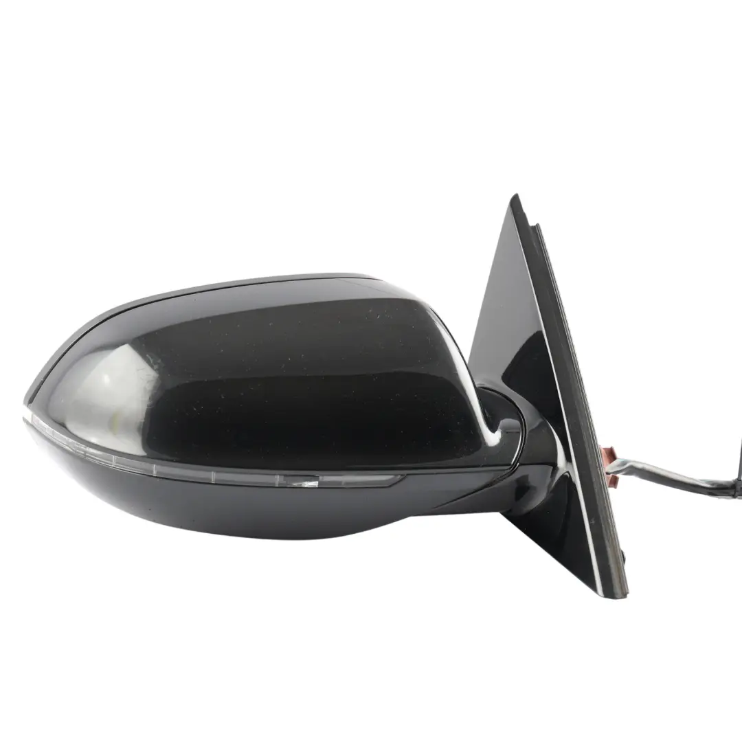 Mirror Wing Electric Power Fold Right O/S Phantom Black - Z9Y to Audi A8 D4 with Part number 4H2857410N Audi A8 D4 Mirror Wing Electric Power Fold Right O/S Phantom Black - Z9Y - SKU RHD-4H2857410N-PHB - Part number 4H2857410N