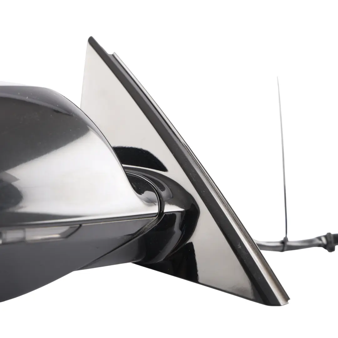 Mirror Wing Electric Power Fold Right O/S Phantom Black - Z9Y to Audi A8 D4 with Part number 4H2857410N Audi A8 D4 Mirror Wing Electric Power Fold Right O/S Phantom Black - Z9Y - SKU RHD-4H2857410N-PHB - Part number 4H2857410N
