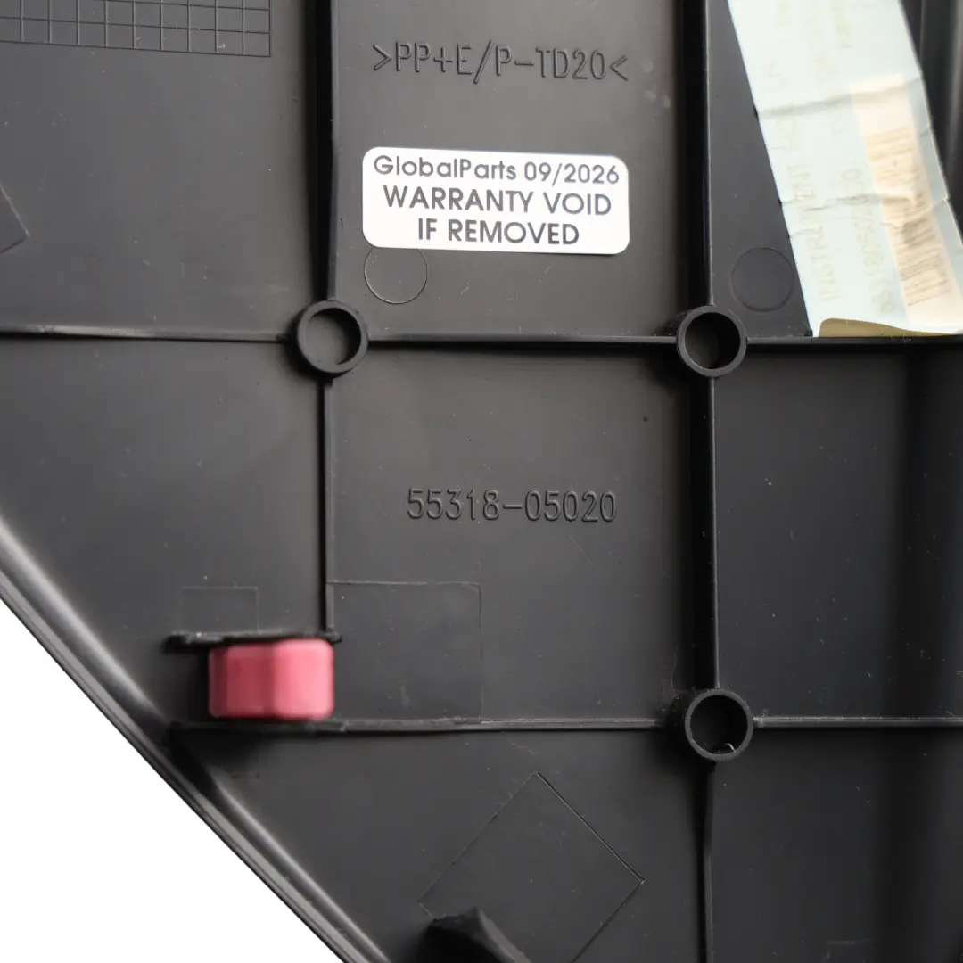 Dashboard End Cover Panel Trim Left N/S Side to Toyota Avensis T27 with Part number 5531805020C0 Toyota Avensis T27 Dashboard End Cover Panel Trim Left N/S Side - SKU RHD-5531805020C0 - Part number 5531805020C0