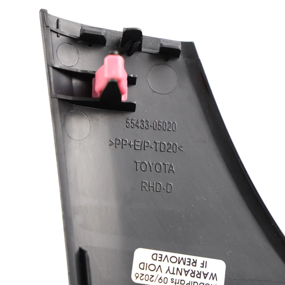 Instrument Panel Lower Trim Black to Toyota Avensis T27 with Part number 5543305020C0 Toyota Avensis T27 Instrument Panel Lower Trim Black - SKU RHD-5543305020C0 - Part number 5543305020C0