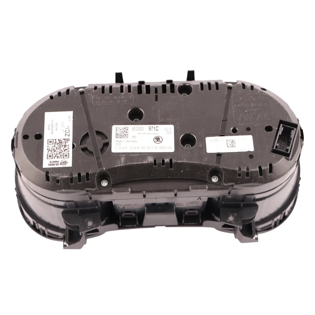 Skoda Octavia Mk3 Instrument Cluster Speedo Clocks VRS Petrol Manual - SKU RHD-5E0920971C - Part number 5E0920971C