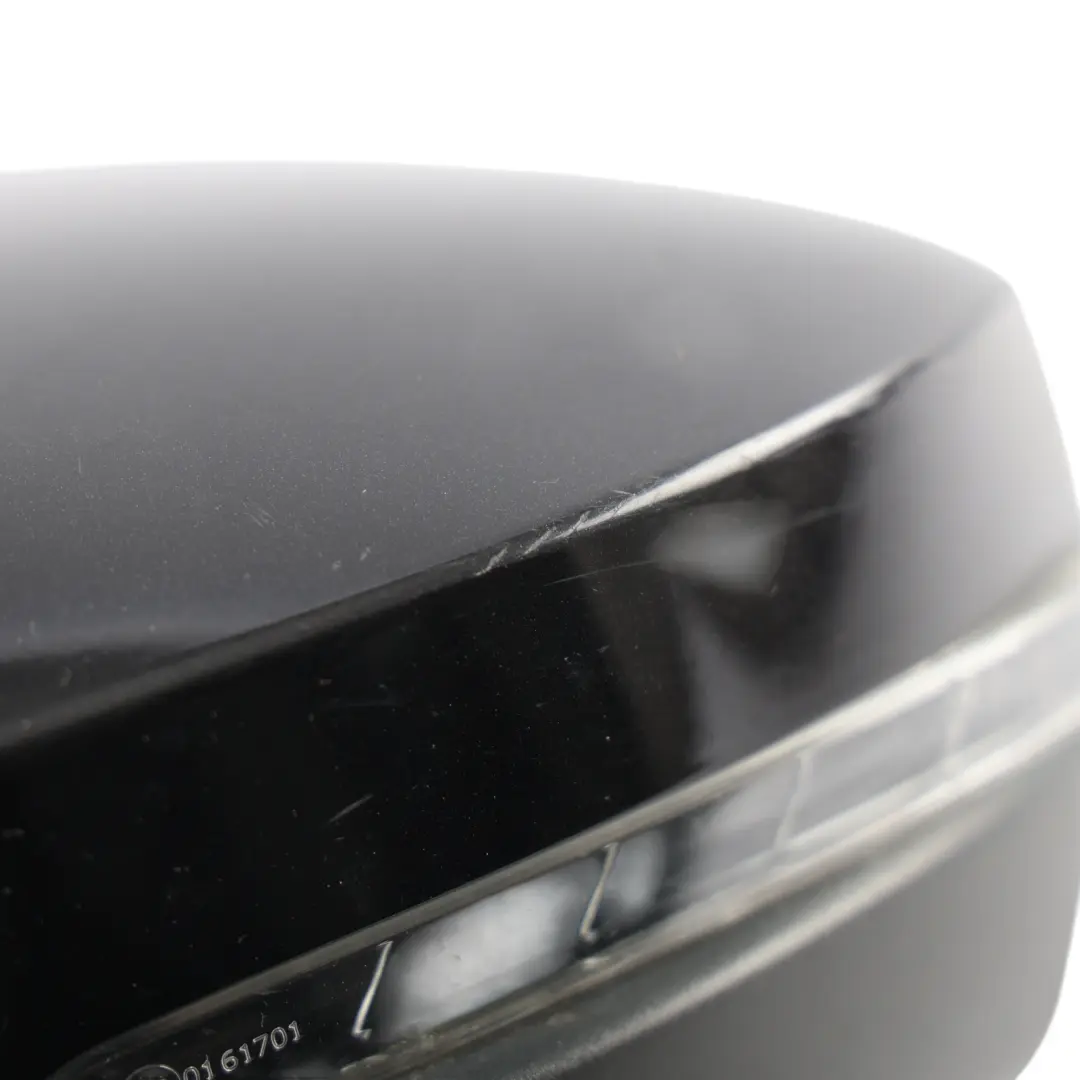 Skoda Octavia Mk3 Door Wing Mirror Left N/S Black Metallic - SKU RHD-5E2857507N-BLK1 - Part number 5E2857507N
