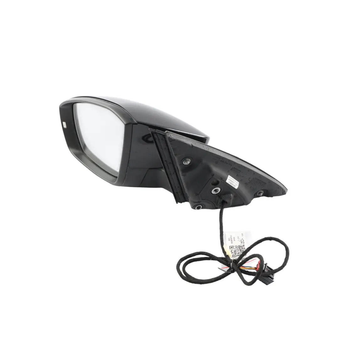 Skoda Octavia Mk3 Door Wing Mirror Left N/S Black Metallic - SKU RHD-5E2857507N-BLK1 - Part number 5E2857507N