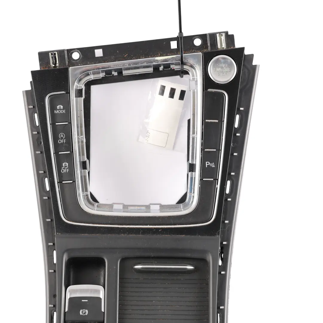 Centre Console Gear Surround Trim Dual Cup Holder Black to VW Golf Mk7 with Part number 5G2864263AN VW Golf Mk7 Centre Console Gear Surround Trim Dual Cup Holder Black - SKU RHD-5G2864263AN-2 - Part number 5G2864263AN